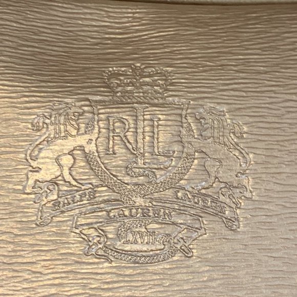 Ralph Lauren Metallic Antique Gold Handbag Tote - Picture 3 of 15